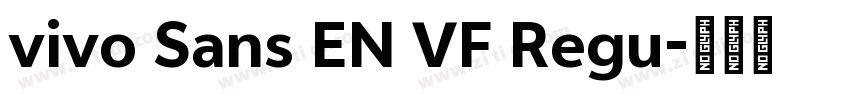 vivo Sans EN VF Regu字体转换
